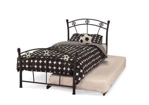 Soccer Black Guest Bed B.bmp